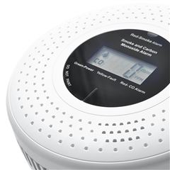 Solight detektor kouře a oxidu uhelnatého, LCD displej, 2x AA baterie