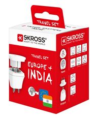 SKROSS cestovní adaptér do Indie, typ D