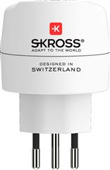 SKROSS cestovní adaptér do Brazílie, Itálie a Švýcarska, typ J/N/L