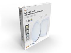 Solight LED mini panel CCT, podhledový, 18W, 1530lm, 3000K, 4000K, 6000K, kulatý