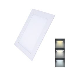 Solight LED mini panel CCT, podhledový, 18W, 1530lm, 3000K, 4000K, 6000K, čtvercový