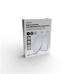 Solight LED mini panel CCT, podhledový, 6W, 450lm, 3000K, 4000K, 6000K, čtvercový