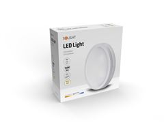 Solight LED venkovní osvětlení Siena, bílé, 20W, 1500lm, 4000K, IP54, 23cm