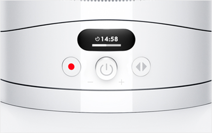 LCD displej a ovládání ventilátoru Dyson Hot+Cool HF1