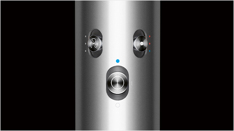 Ovládání proudu vzduchu a teploty