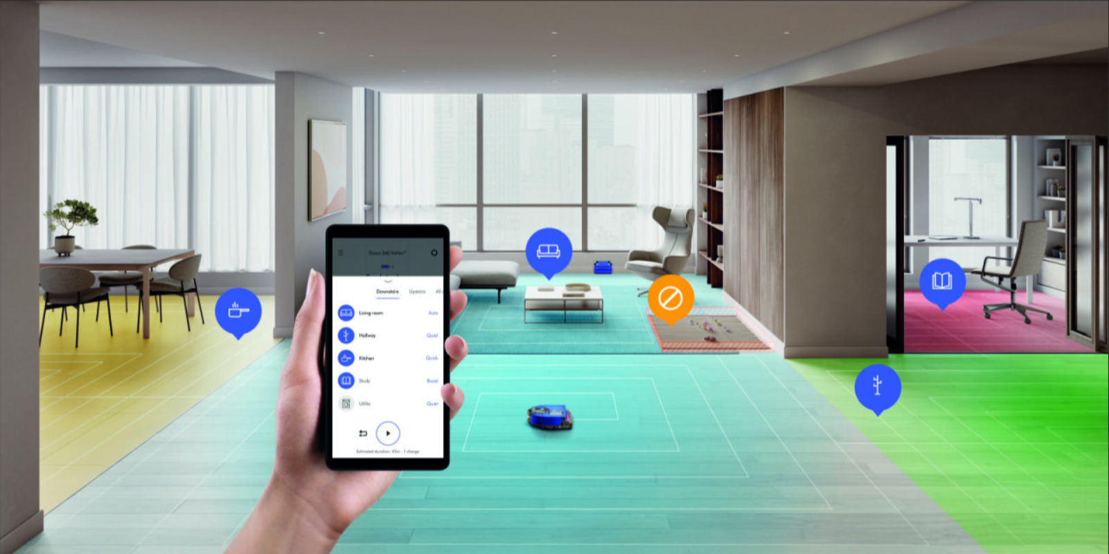 Inteligentní ovládání prostřednictvím aplikace MyDyson™