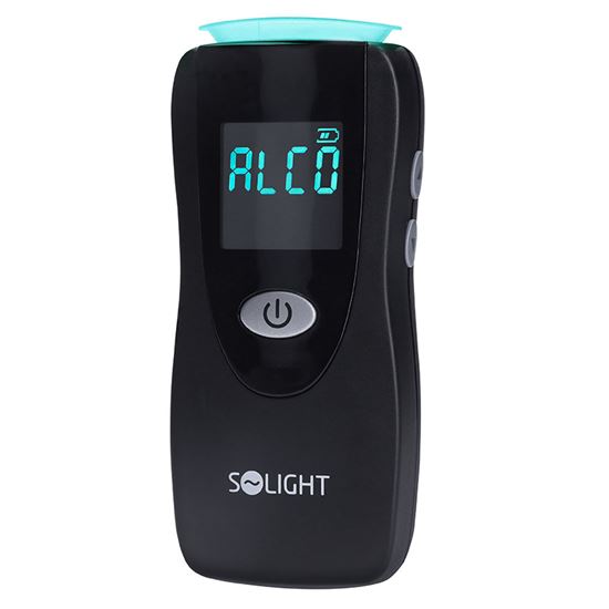Solight profesionální bezkontaktní alkohol tester, Fuel Cell, 0,0 - 5,0‰ BAC,citlivost 0,08‰