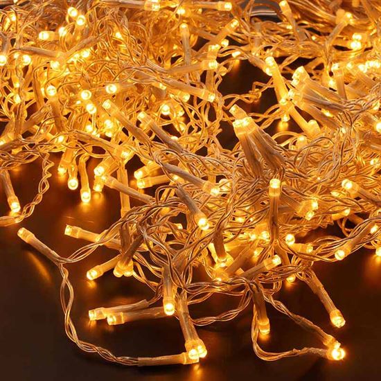 Solight LED vánoční závěs, rampouchy, 120 LED, 3m x 0,7m, přívod 6m, venkovní, teplé bílé světlo, paměť, časovač