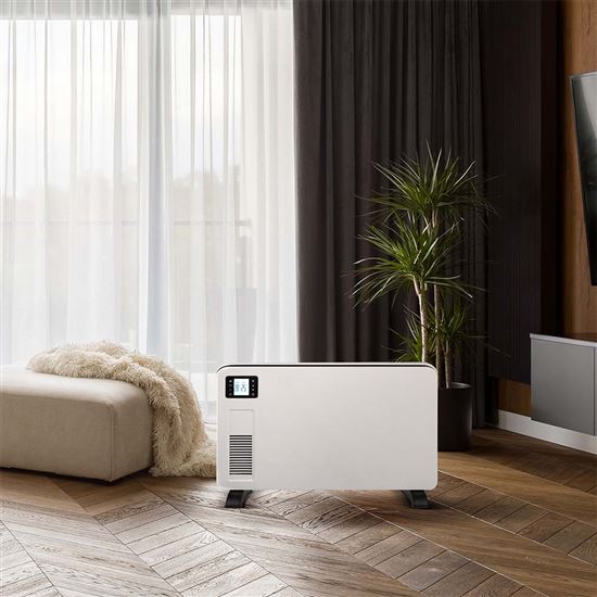 Solight horkovzdušný konvektor 2300W, LCD, ventilátor, časovač, nastavitelný termostat