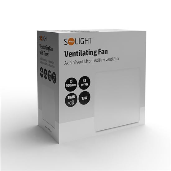 Solight ventilátor do koupelny