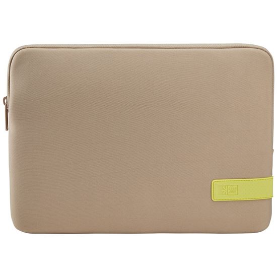 Case Logic Reflect pouzdro na notebook 13" REFPC113 -  Plaza Taupe/Sunny Lime