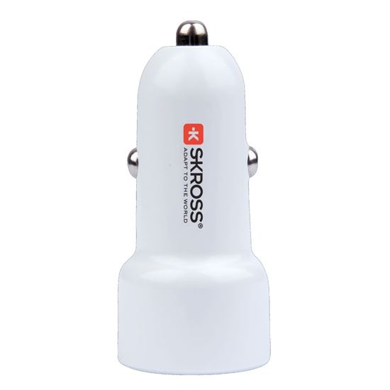 SKROSS USB A+C nabíjecí autoadaptér Dual Car Charger, 65W PD