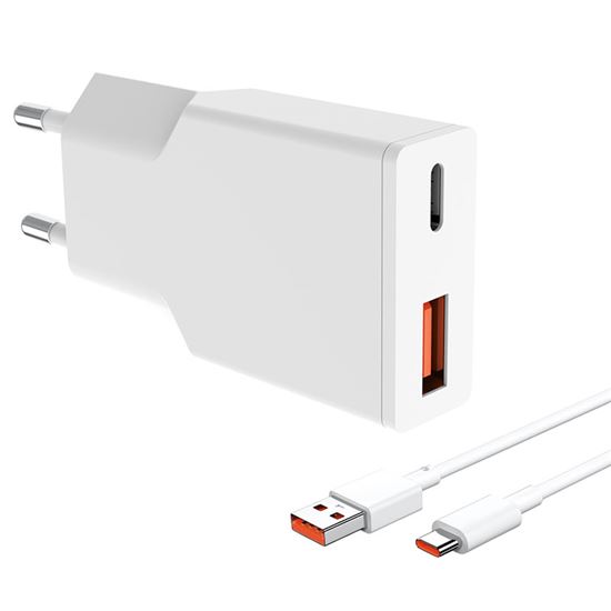 Solight USB A+C 20W fast charger