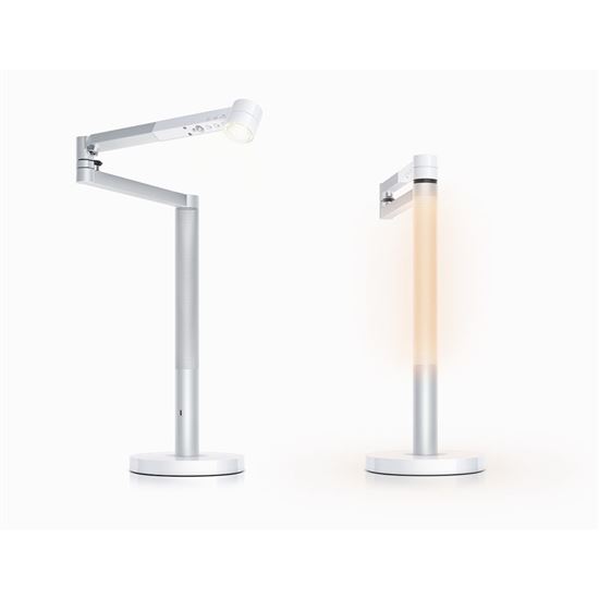 Dyson Solarcycle Morph™ CD06 stolní lampa bílá/stříbrná