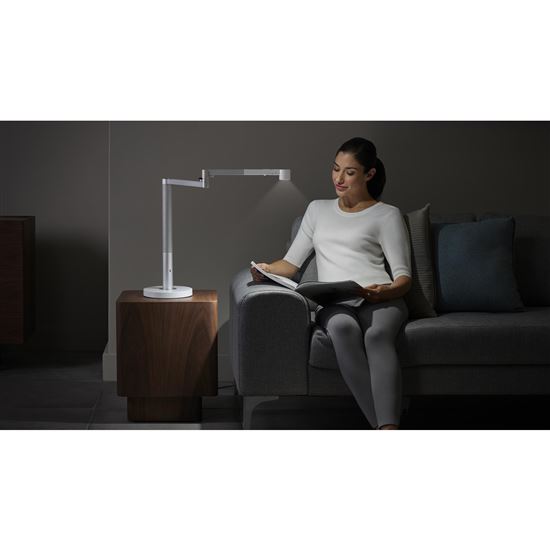 Dyson Solarcycle Morph™ CD06 stolní lampa bílá/stříbrná