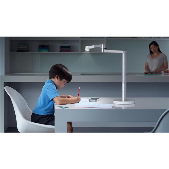 Dyson Solarcycle Morph™ CD06 stolní lampa bílá/stříbrná