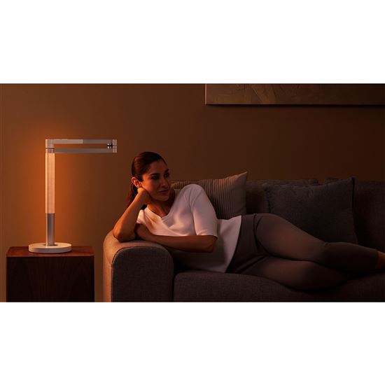 Dyson Solarcycle Morph™ CD06 stolní lampa bílá/stříbrná