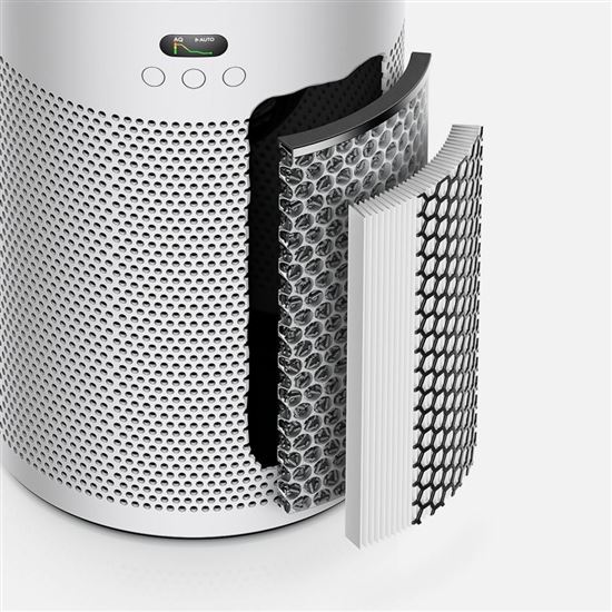 Dyson HushJet Purifier Compact HJ10 bílá/stříbrná