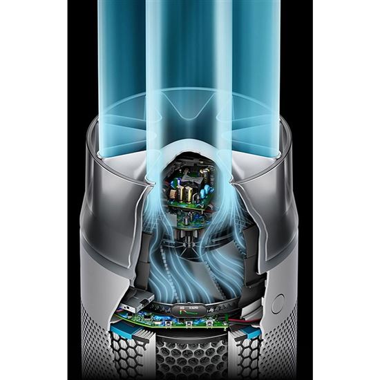 Dyson HushJet Purifier Compact HJ10 bílá/stříbrná