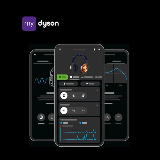 Dyson Ontrac sluchátka měděná/pruská modrá