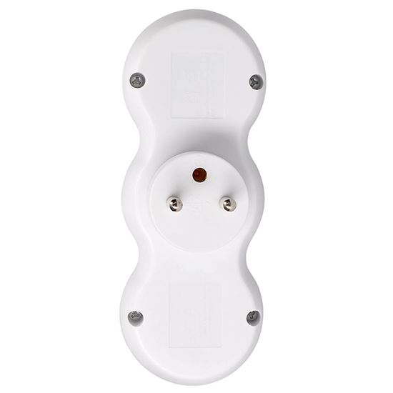 Solight rozbočka s USB A+C rychlonabíječkou 20W PD, 2 x 10A, bílá