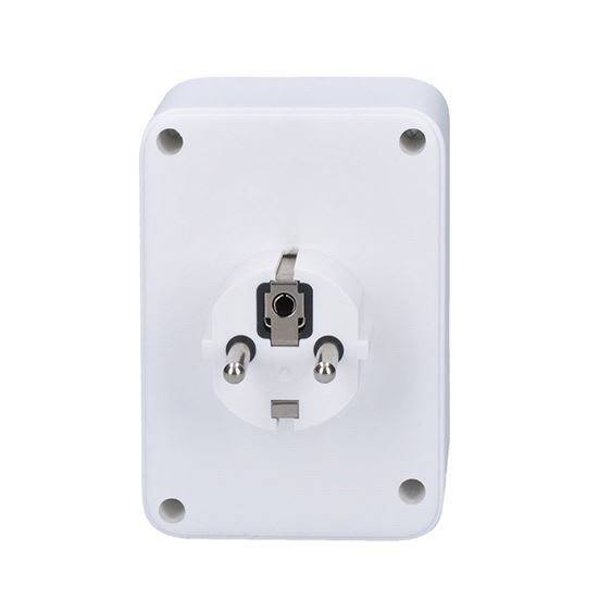 Solight rozbočka 1x 16A + 2x 2,5A, 2xUSB A+C rychlonabíječka 20W PD, bílá, vypínač