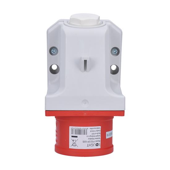 Solight přívodka nástěnná, 5-pólová, 400v/16A, IP44