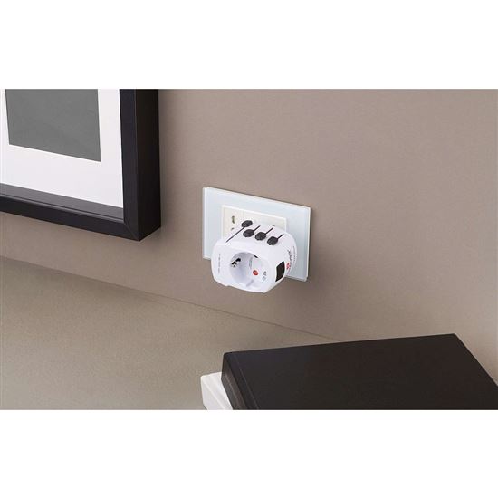 SKROSS cestovní adaptér PRO+ USB AC30PD, univerzální, uzemněný, USB A+C 30W PD