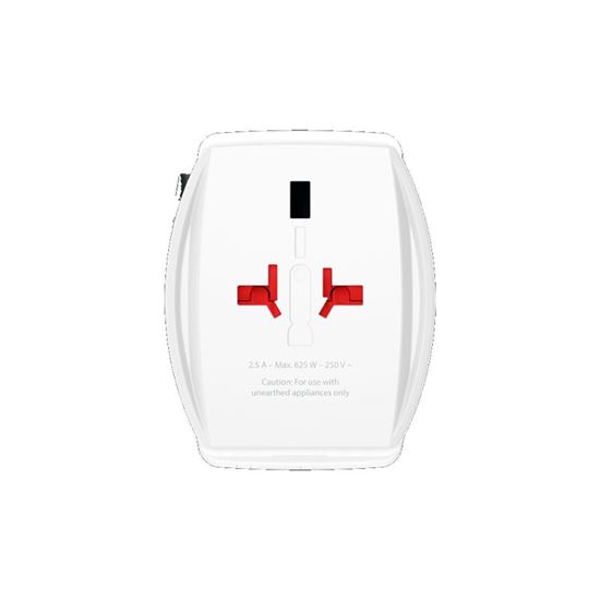 SKROSS cestovní adaptér MUV USB AC65PD, univerzální, neuzemněný, USB A+C 65W