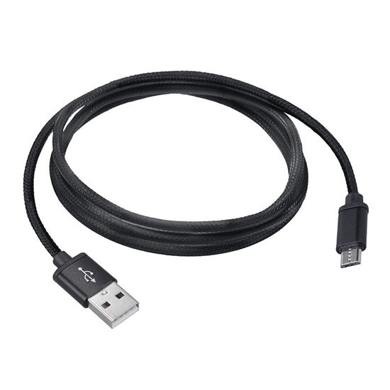 Solight USB kabel, USB 2.0 A konektor - USB B micro konektor, blistr, 1m