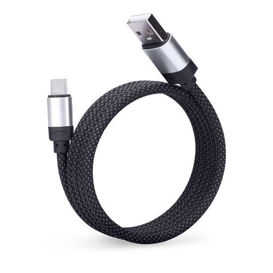 Solight magnetický USB-C kabel, USB 2.0 A konektor - USB-C konektor, 1m