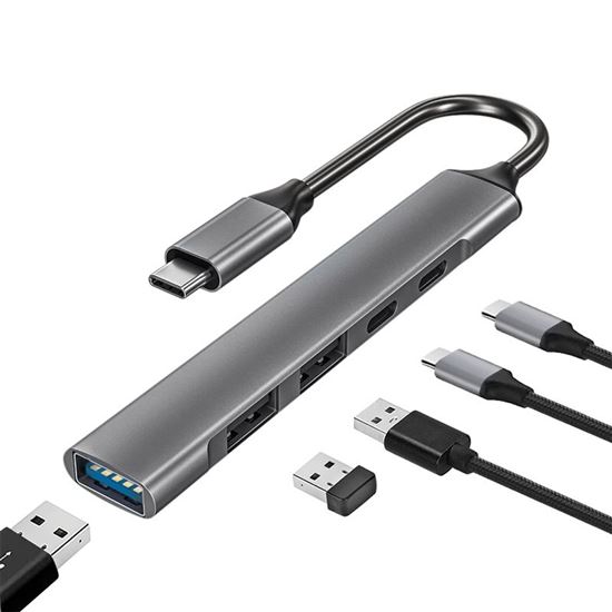 Solight 5v1 USB-C hub