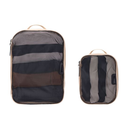 Thule Packing cube sada 1 střední a 1 malý organizér TPCS204 - jemná béžová