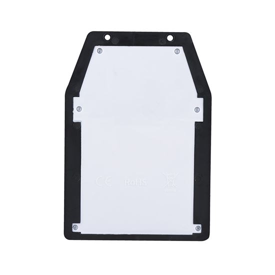 Solight LED solární lucerna nástěnná, teplá bílá, 12x17cm, černá
