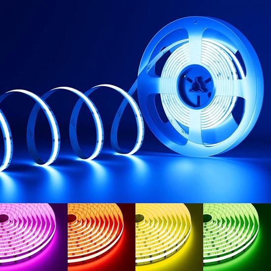 Solight LED SMD RGB pásek, sada s adpatérem, 3m, dálkové ovládání, 10W/m, multicolor