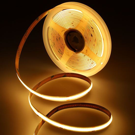Solight LED COB světelný pás 5m, 10W/m, 1000lm/m, CRi>90, IP44, teplá bílá