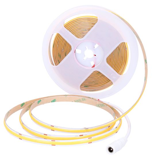 Solight LED COB světelný pás 5m, 10W/m, 1000lm/m, CRi>90, IP44, teplá bílá