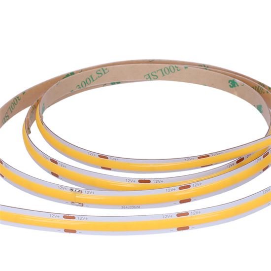 Solight LED COB světelný pás 5m, 10W/m, 1000lm/m, CRi>90, IP44, teplá bílá