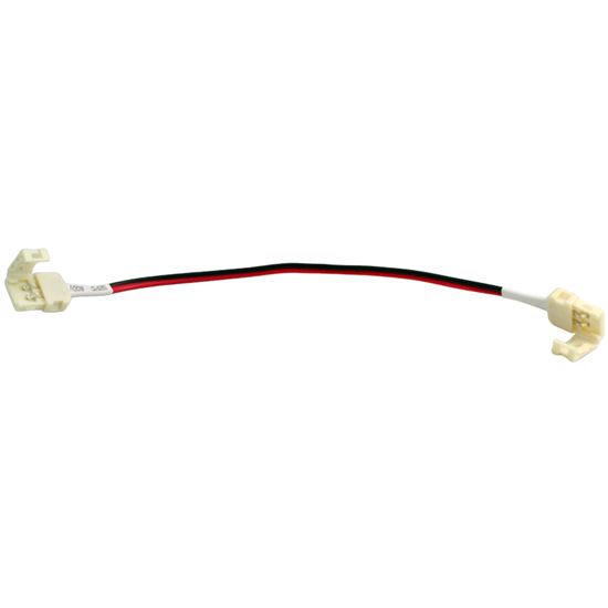 Solight propojovací kabel pro LED pásy, 8mm zacvakávací konektor na obou stranách, 1ks, sáček