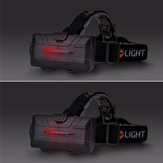 Solight LED čelová nabíjecí svítilna 550, 550lm, Li-Ion