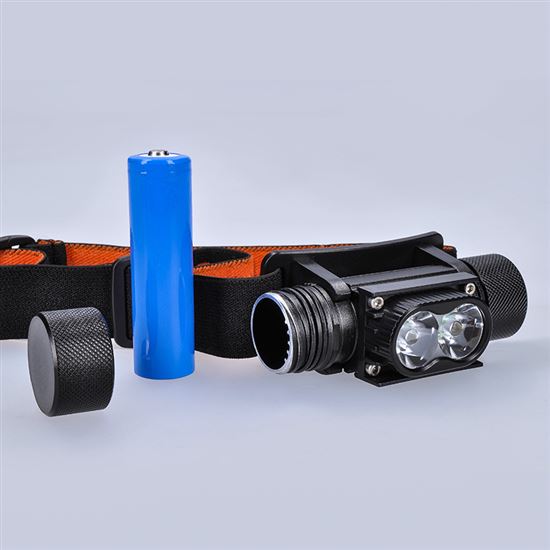 Solight LED čelová nabíjecí svítilna, 650lm, Li-Ion