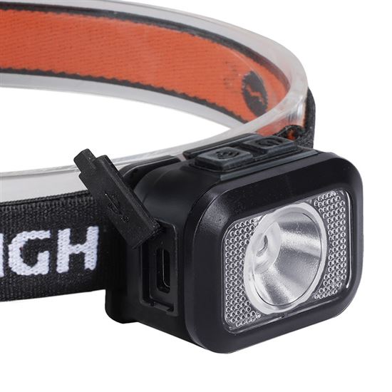 Solight LED čelová nabíjecí svítilna, 170lm, teplé+studené světlo, Li-Ion