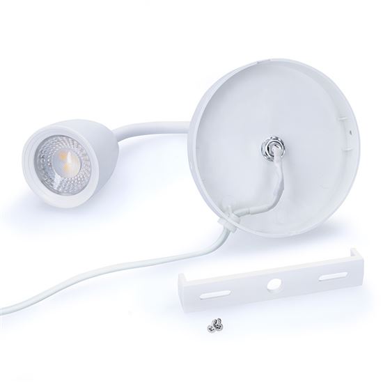 Solight LED nástěnná lampička, stmívatelná, 4W, 280lm, 3000K, bílá