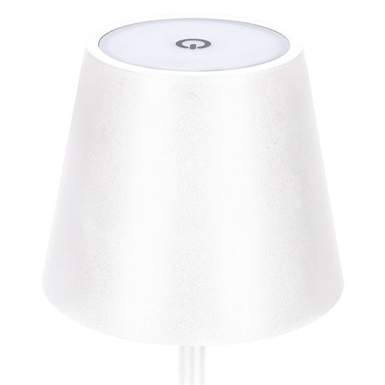 Solight LED nabíjecí lampička Lucca, 120lm, změna CCT, stmívání, bílá