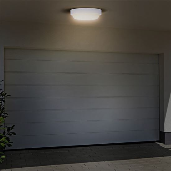Solight LED venkovní osvětlení kulaté, 13W, 910lm, 4000K, IP54, 17cm