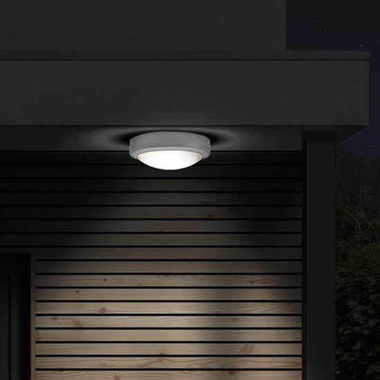 Solight LED venkovní osvětlení Siena, bílé, 13W, 910lm, 4000K, IP54, 17cm
