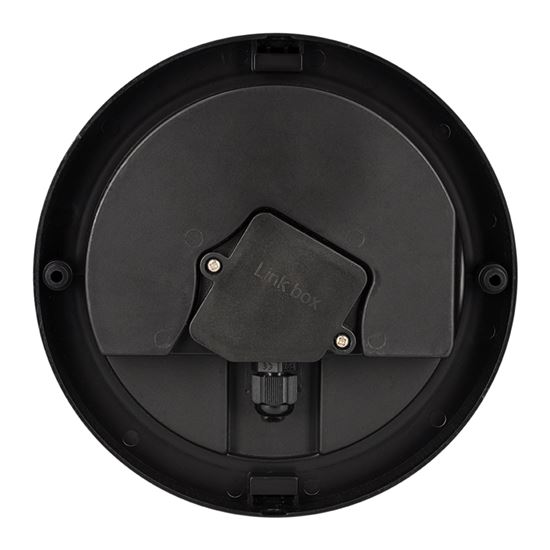 Solight LED venkovní osvětlení kulaté s mřížkou, 13W, 910lm, 4000K, IP65, 17cm, černá