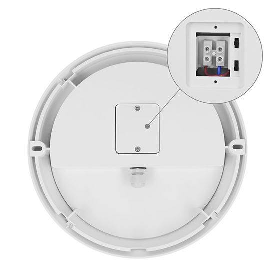 Solight LED venkovní osvětlení, nastavitelná teplota světla - 3CCT, 15/18/20W, 1800lm, 22cm, 2v1 - bílý a černý kryt