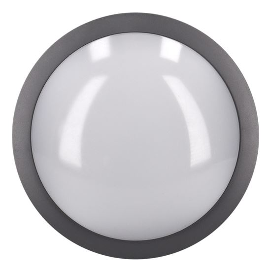 Solight LED venkovní osvětlení se senzorem Siena, šedé, 20W, 1500lm, 4000K, IP54, 23cm
