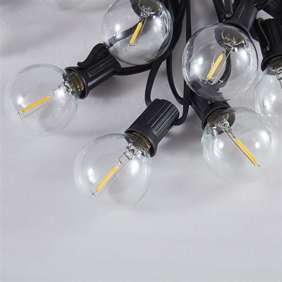 Solight LED venkovní řetěz s žárovkami, 10 žárovek, 5m+3m, 500lm, teplá bílá